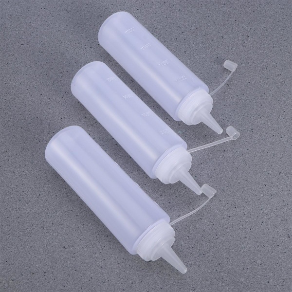 5 st 200 ml 8 oz Plastflaskor för kryddor