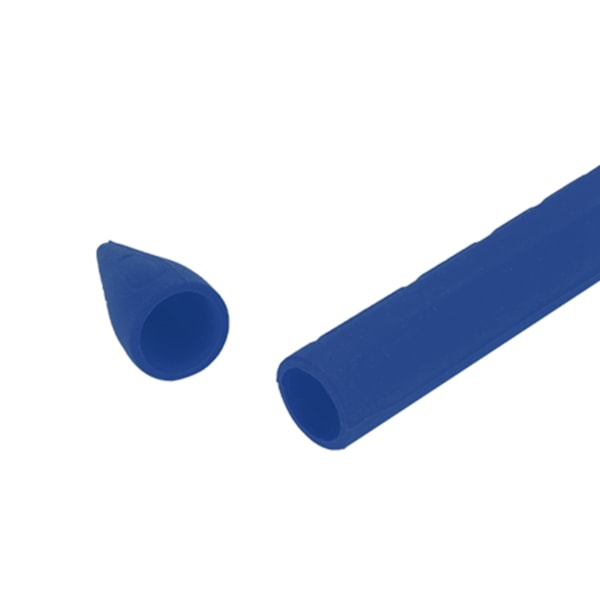 Mjukt silikon Stylus Pen Ärm Tablet Touch Pen Anti-halk Fallskydd för iOS Pencil (Kungsblå)