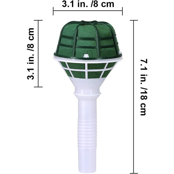 6 kpl vaahtomuovikahvainen kukkakimppu kukka-asetelmavaahtoon