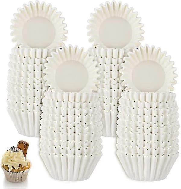 Papirbageforme til muffins - 1000 stk. mini fedtbestandige forme