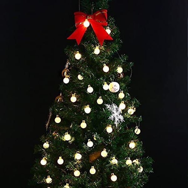 21ft 30 Led Solcellslingor Globe Kristallkula Slingor