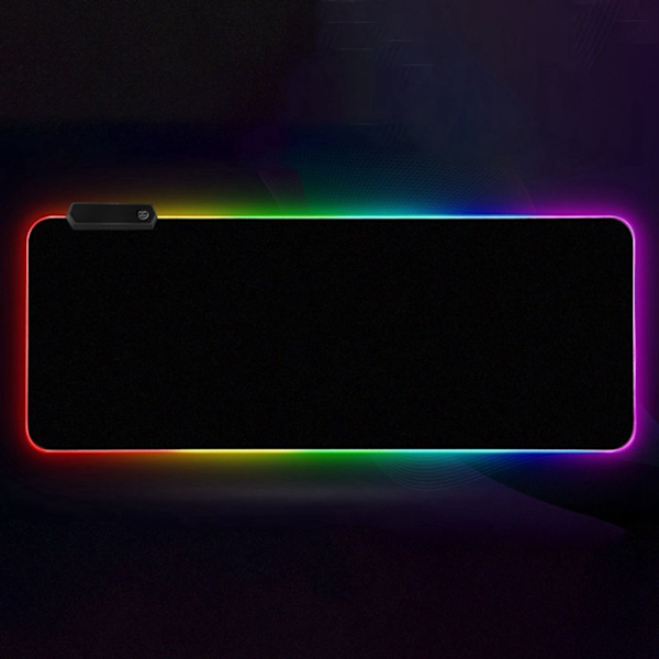 RGB Gaming Hiirimatto XXL LED-hiirimatto Suuri 800 x 300 x 4 mm 10 valaistustilaa Hiirimatto Valaistus Näppäimistöalusta Ylimääräinen USB tulo hiirelle, näppäimistölle tai
