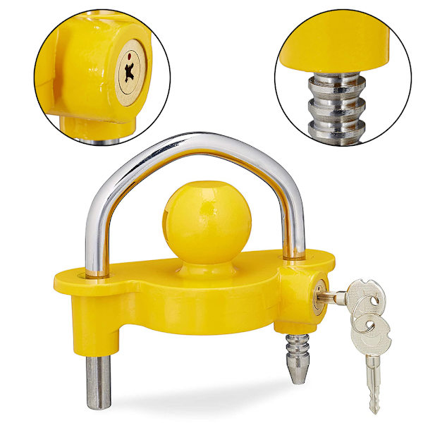 Trailer Hitch Lock Universal Tow Ball Trailer Lock Security Kit