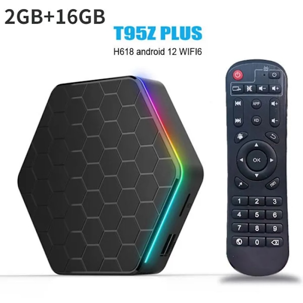 T95ZPlus ny Android 12 H618 tv-box 8K HD nätverksspelare TV-box