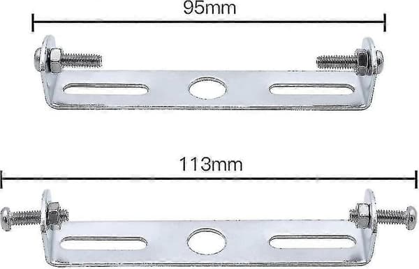 4 stk Taklampefeste 90mm Flatefester og Tilbehør
