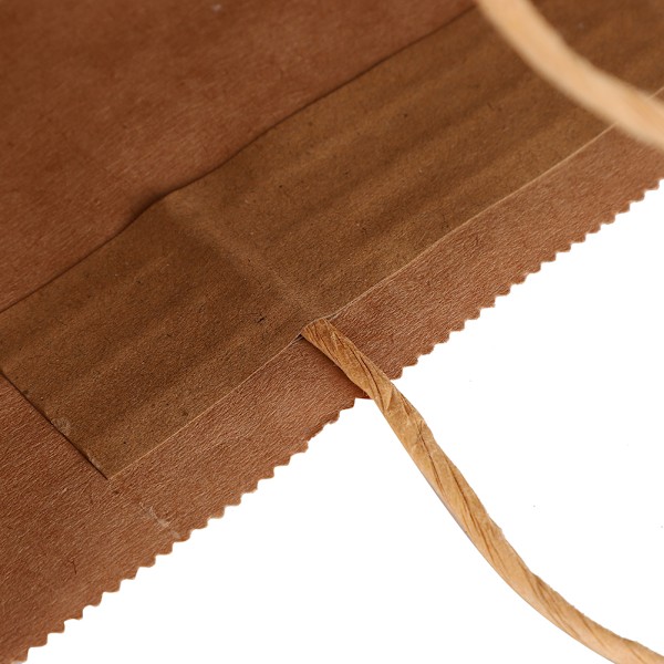 20 st kraftpapperspåsar återanvändbara miljövänliga påsar för kläder presenter 21 x 11 x 27,5 cm (mörkgrön)