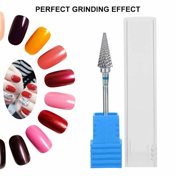 Negleboremaskine, Tungsten Stål Neglekunst Manicure Boremaskiner