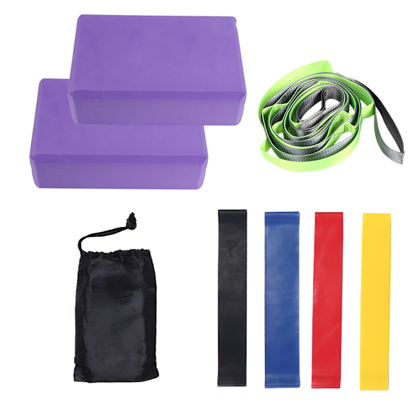 Yoga Practice Companion, Halksäker Yta Yoga Tillbehör, Yoga Block med Hög Densitet för Optimal Justering och Ökad Flexibilitet