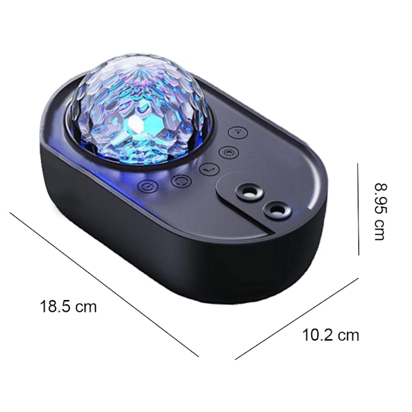 Stjerneprojektor, nattlys Galaxy Projektor Bluetooth Musikk Spe