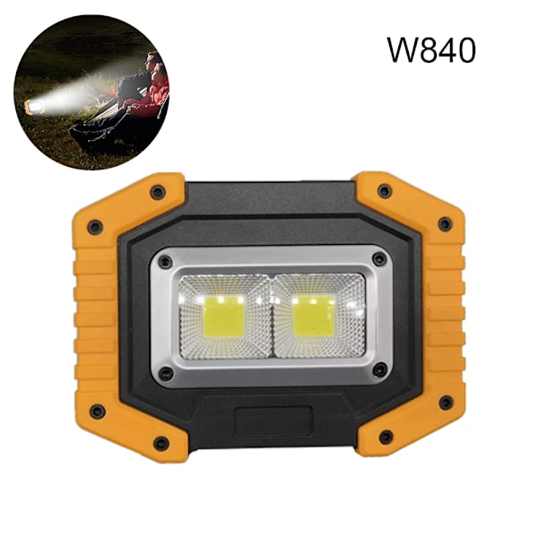 Arbetslampa uppladdningsbar, bärbar LED-arbetslampa 1-pack,