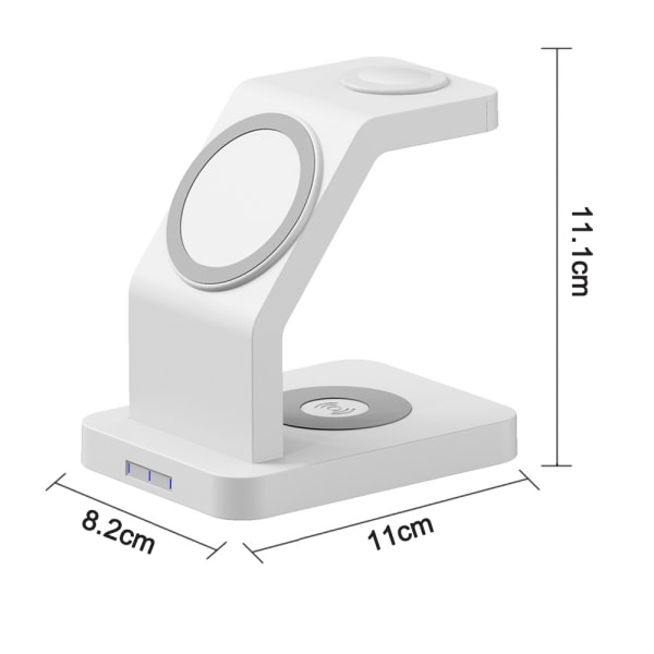 Magnetisk trådlös laddare för iPhone 13/12, 3 i 1 trådlös