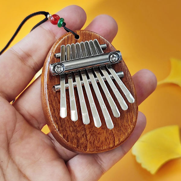 8-nøkkelers Mini Kalimba utsøkt finger tommelpiano Marimba Musical
