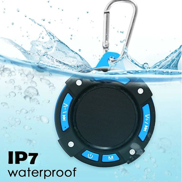 Duschhögtalare, Ipx7 Vattentät Bärbar Bluetooth-högtalare Vattentät Trådlös Högtalare För Strandpool