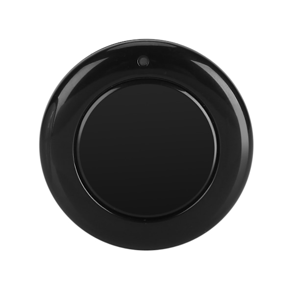 433MHz RF EV1527 Trådlös Fjärrkontroll Rund Sändare 1 Knapp Reglera Väggmonterad Svart