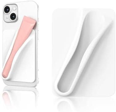 Lip Gloss Phone Case with Lip Gloss Holder, Phone Case for iPhone and Android (Pink) white us