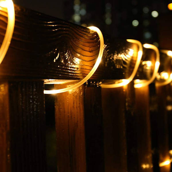 Rope Light 33ft 100 LED batteridriven Fairy Light med fjärrkontroll Warm White