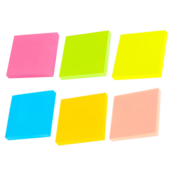 Sticky Notes ,Bright Colors Self-Stick Pads, Easy to Post for Ho