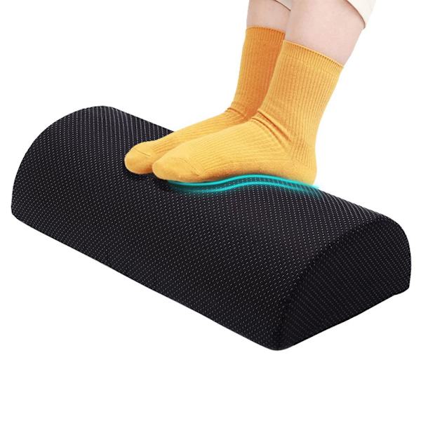Ergonomisk kontor fodstøtte, kontor fodstøtte, under skrivebord fodstøtte, skridsikker skammel 40cm * 20cm * 10 cm