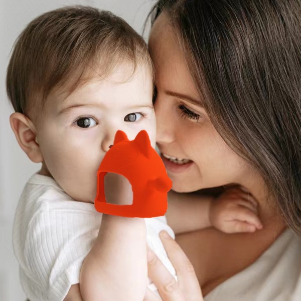 Silikon Baby Bitleksak, Baby Tuggleksaker för Sugbehov