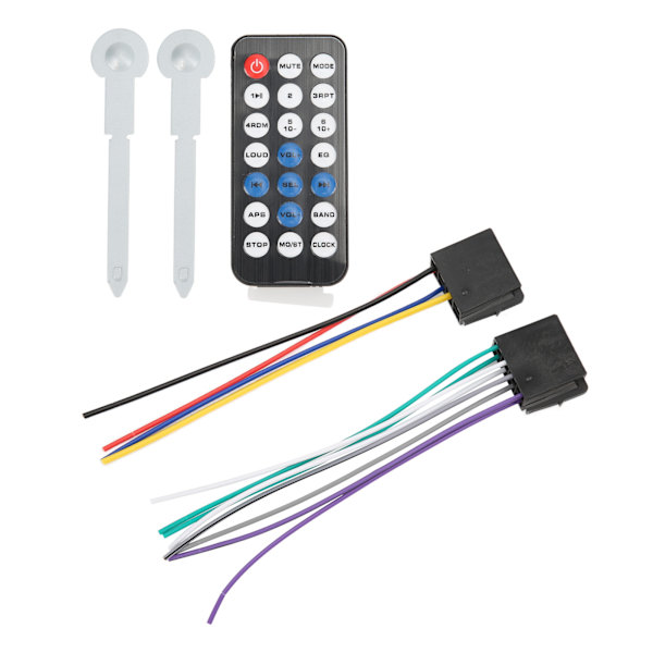 Auton stereovastaanotin, multimediasoitin, 92dB, 4 ohmia, 150‑20000Hz, kaukosäätimellä, universaali