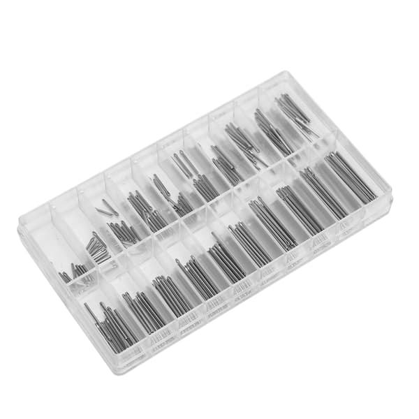 1,0 mm splitstifter til armbåndsurremme, 304 rustfrit stål urdele 7,5 mm-26,5 mm