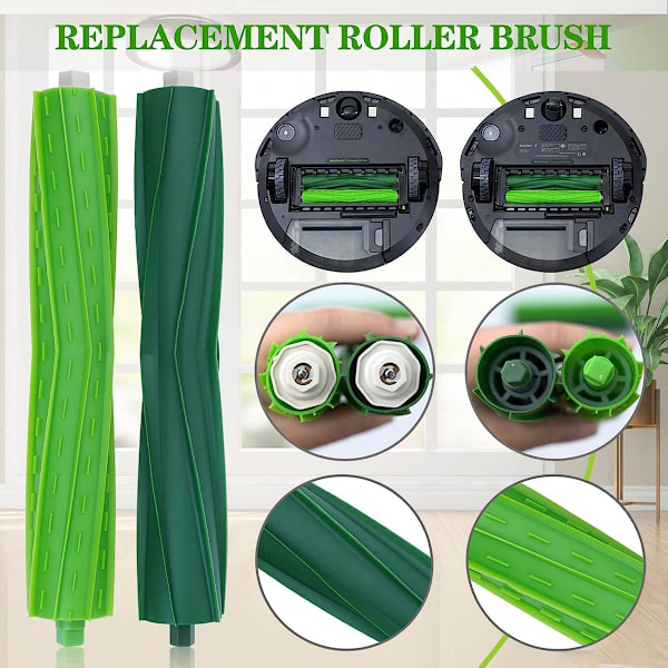 21 Pakke Reservedeler Kompatibel Med Irobot Roomba E5 E6 I6 I6+ I4 I4+ I7 I7+ I8+ Plus Plus Hepa Filter Bru Roller Repleniment Accessroies