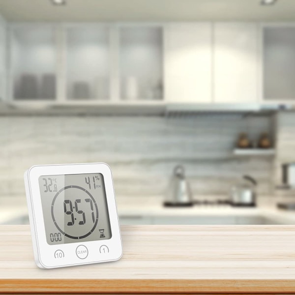 Badeværelsesur, LCD Digital Alarm