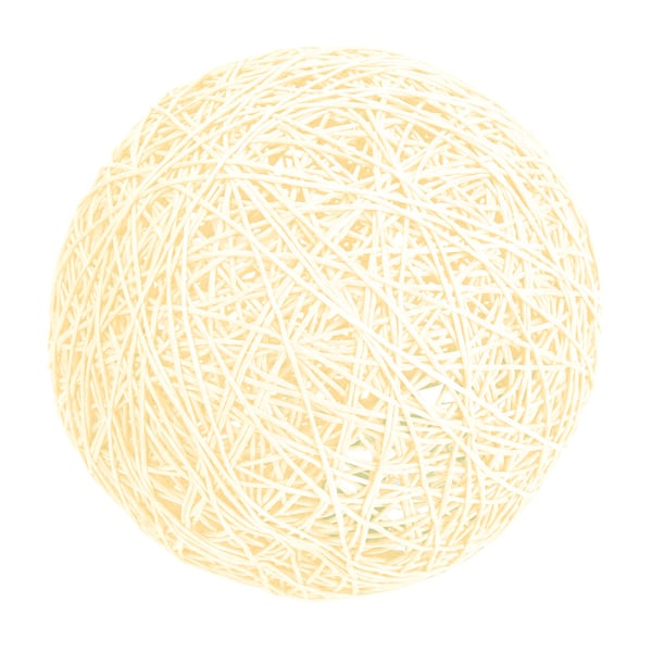 USB-ladbare nattlampe i ballform, Sepak Takraw LED-lys for hjem, soverom, beige