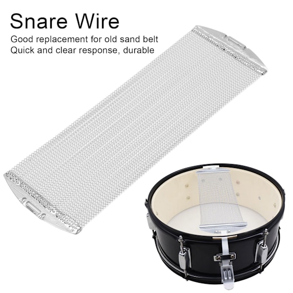 Snare Wire Strap String Udskiftning 42 Tråde til Tromme Percussion Instrument Dele Tilbehør