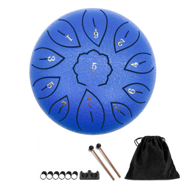 Tongue Drum, Steel Tongue Drum 11 Notes 6 Inch, Steel Drum