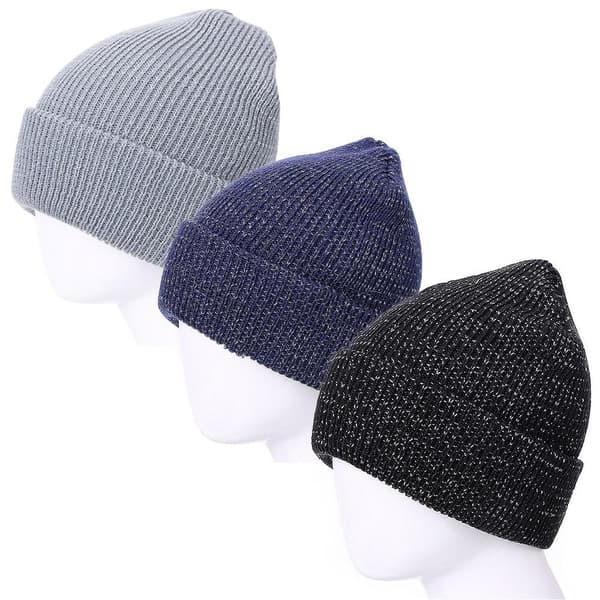 Reflexmössa med reflexgarn qd 95[mo] 95[TT] 95 Svart 1-Pack