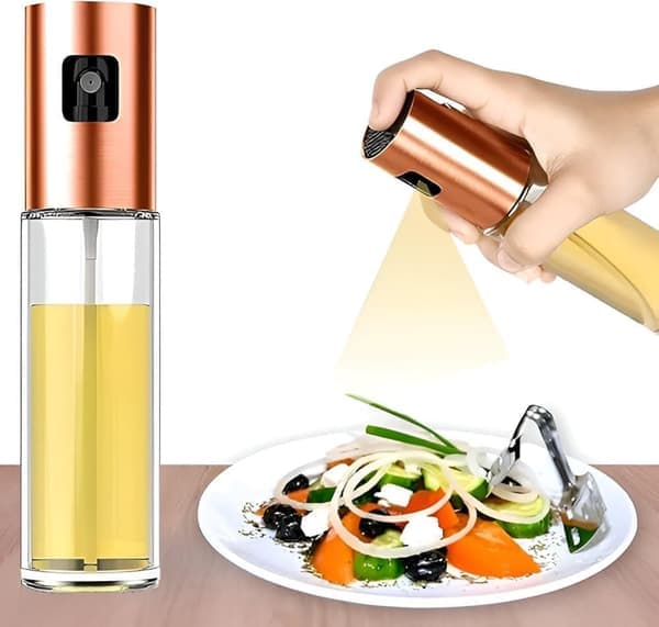 Glaskaraffel til olie og eddike – 100 ml Rose Gold