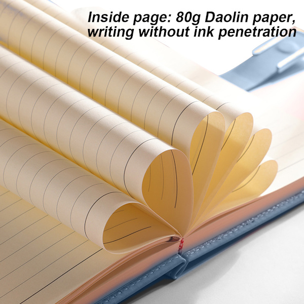 Business Notebook A5 Spænde Notesblok (Hjortehoved Design) Hardcover
