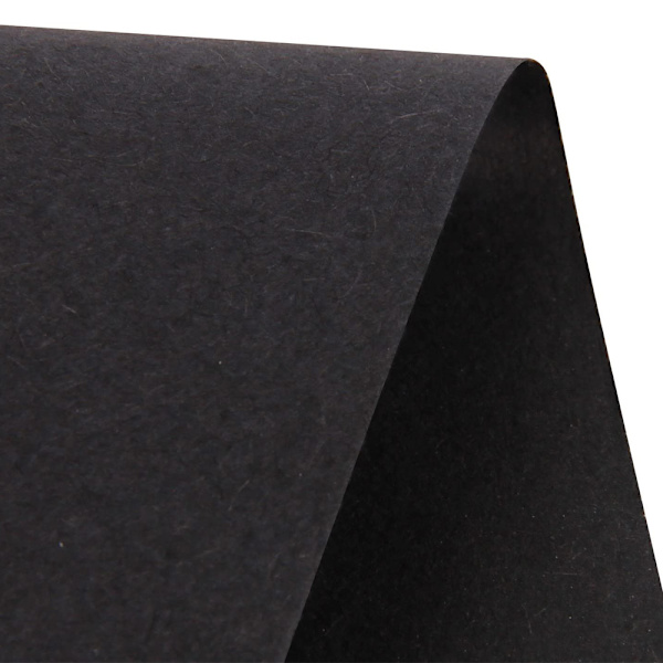Musta Kraft-paperirulla - 12 tuumaa x 100 jalkaa - Kierrätettävä paperi