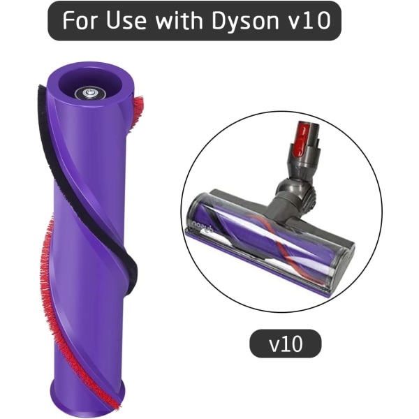 Rouleau de brosse de rechange pour aspirateur Dyson V10,