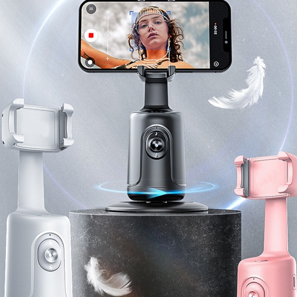 Auto Face Tracking Tripod, 360° Rotation Face Body  Camera