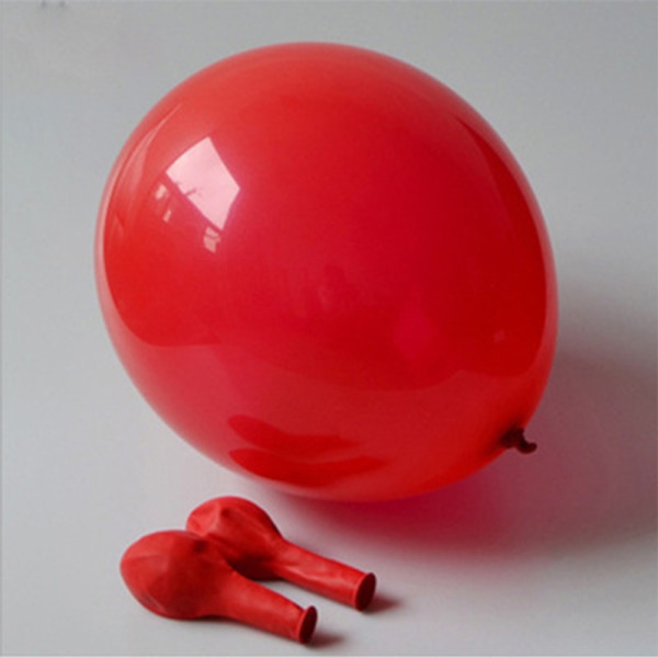 100 pakkaus 10 tuuman paksuja ilmapalloja, lateksiheliumpalloja, tarkoitettu