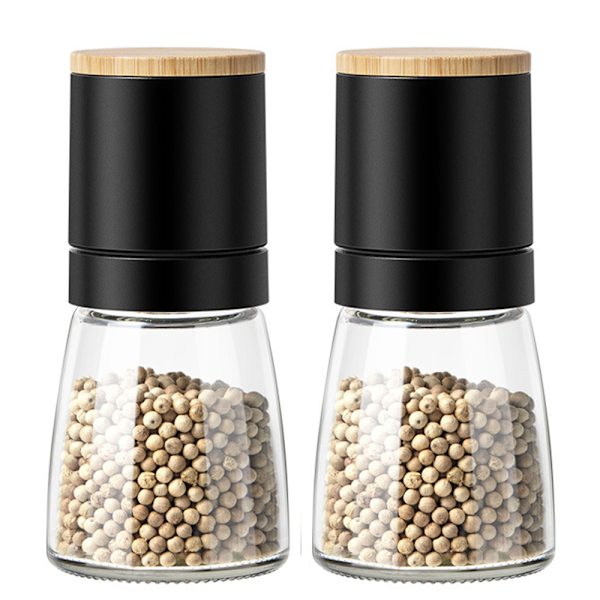 Peber Salt Grinder Mill - Justerbar Grovhed Keramisk Krydderi