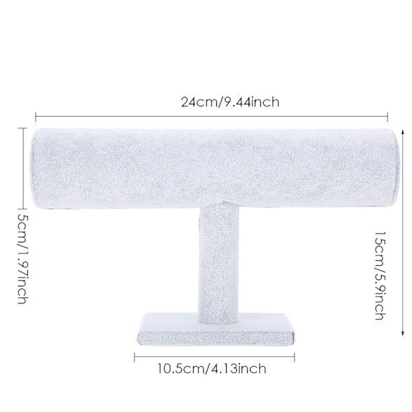 T-bar ornamenter som viser holder armbåndsur kjede display holder stativ arrangør oppbevaring