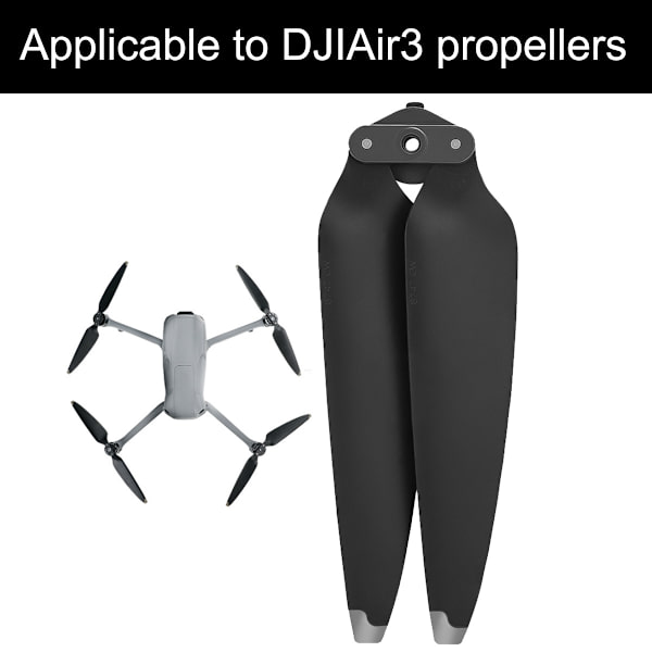 Ljudlösa propellrar för DJI Air 3 kameradrönare RC fjärrkontroll Quadcopter snabbkoppling