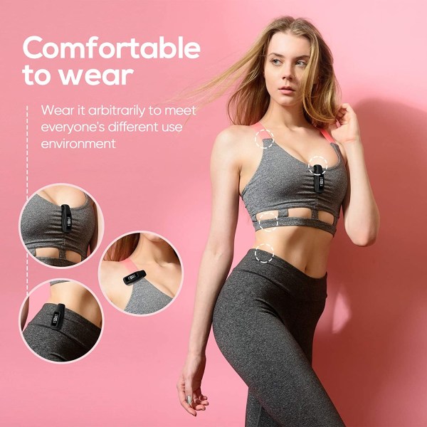 Ett klippfodral tillbehör för Fitbit Inspire 2, midnattsblå (inte