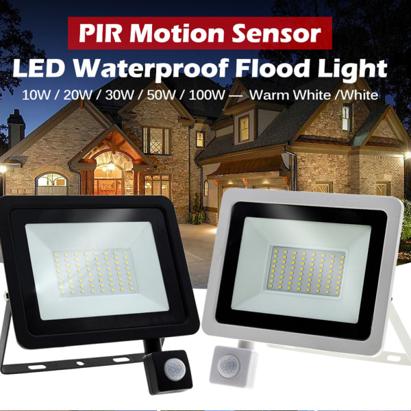 30W Flood Light Outdoor, LED Light Security Light Spot Light Sen