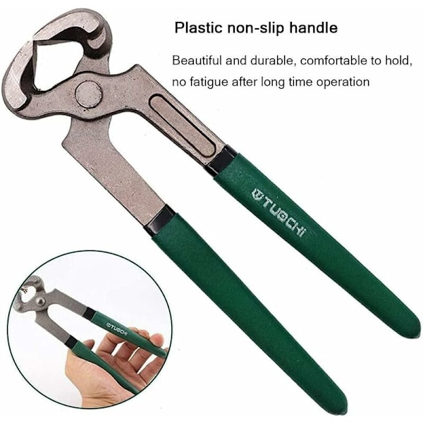 Générique Professional Hoof Trimming Pliers for Horse Hoof Care, Multi-Purpose Hoof Trimmer for Sheep Pigs, Pigs, Cattle, with Rubber Handle,