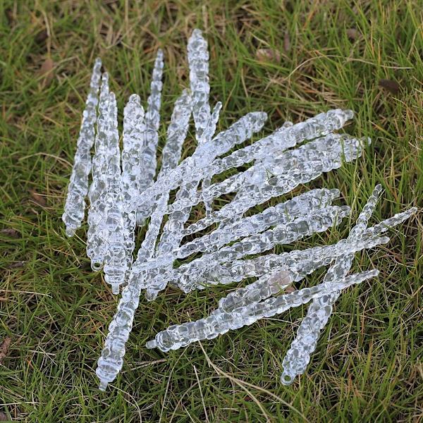 DAHI Christbaumschmuck eiszapfen Anhänger 25 Stück - Acryl