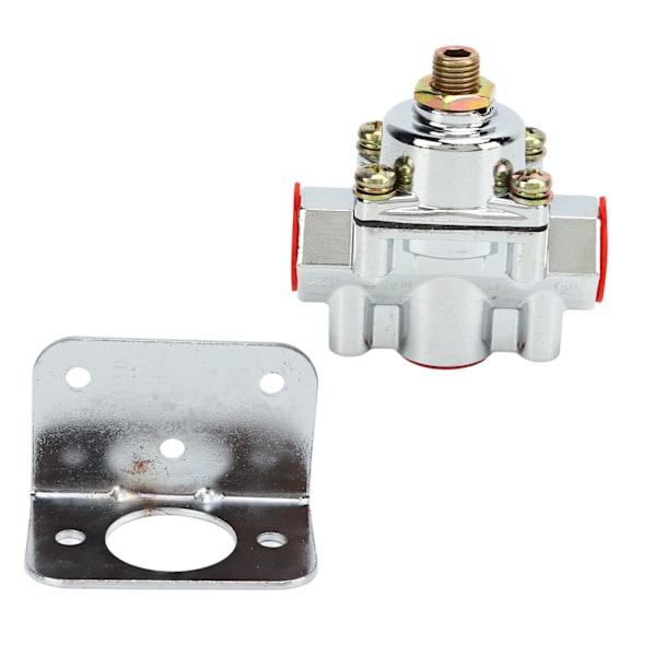 Brændstoftrykregulator Zink Legering 1‑4 PSI 3/8in NPT Port 12‑804 til Edelbrock Forgassere