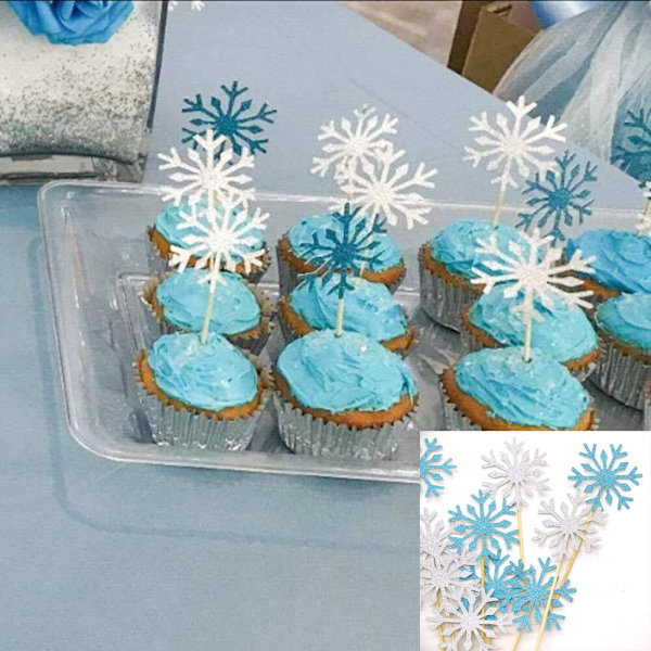 20 kpl Hääkakun Koristelu Jäädytettyjä Cupcake-Koristeita