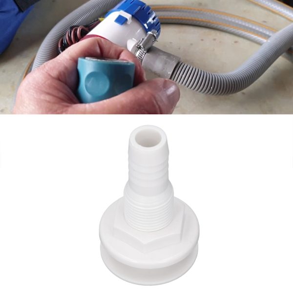 3/4 tommer Bilgepumpe Monteringskit med 6 fod PVC Slange Rustfri Kinkfri Konstruktion til Marine Båd Yachter