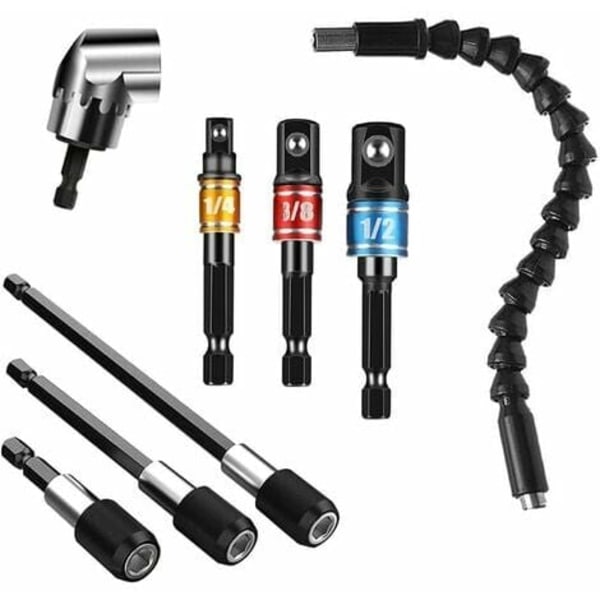 Drill Extension Kit 1Pcs Fleksibel Forlengelse - Skrutrekker og