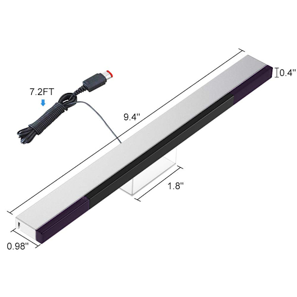Langallinen infrapunasensoripalkki  Wii- ja Wii U -konsoleille