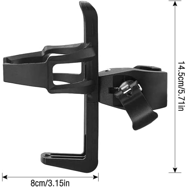 2-pakks sykkelvannflaskeholder med brakett